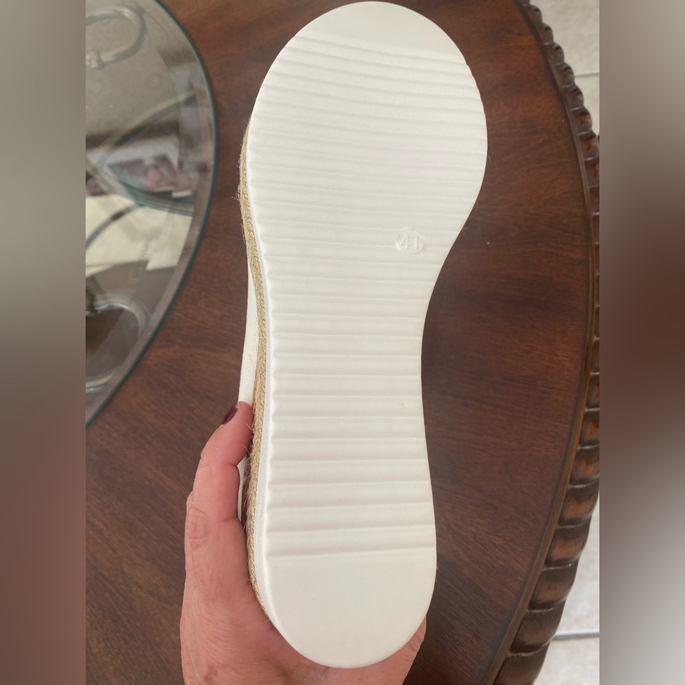 Classic Cream Slip-On Women's Loafers - Picture 3 of 4